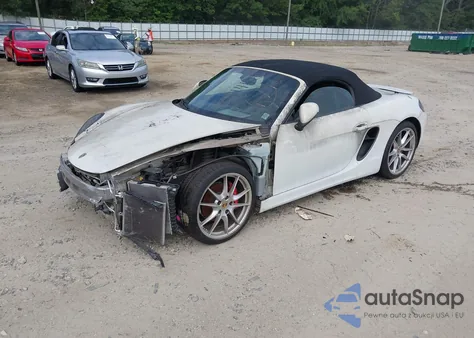 2015 Porsche Boxster из США, поврежденный, VIN WP0CA2A80FS120405